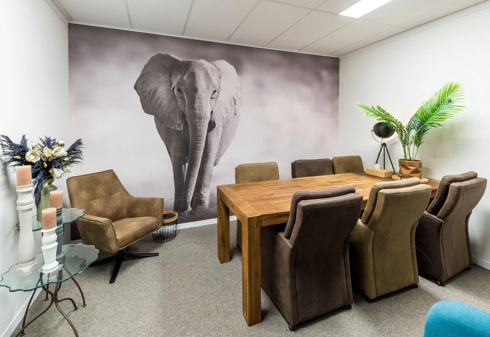 Een van de coachruimtes in Heerhugowaard