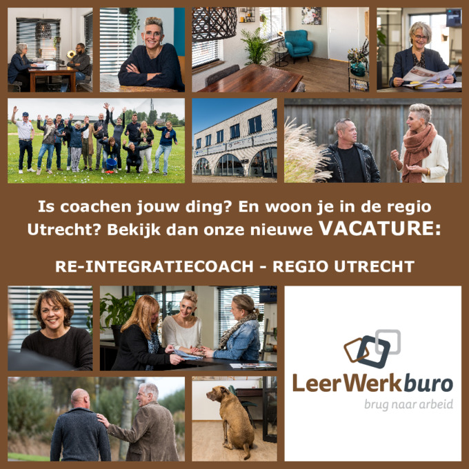 Vacature re-integratiecoach regio Utrecht/Almere/Den Haag/Amsterdam (24-32 uur per week)