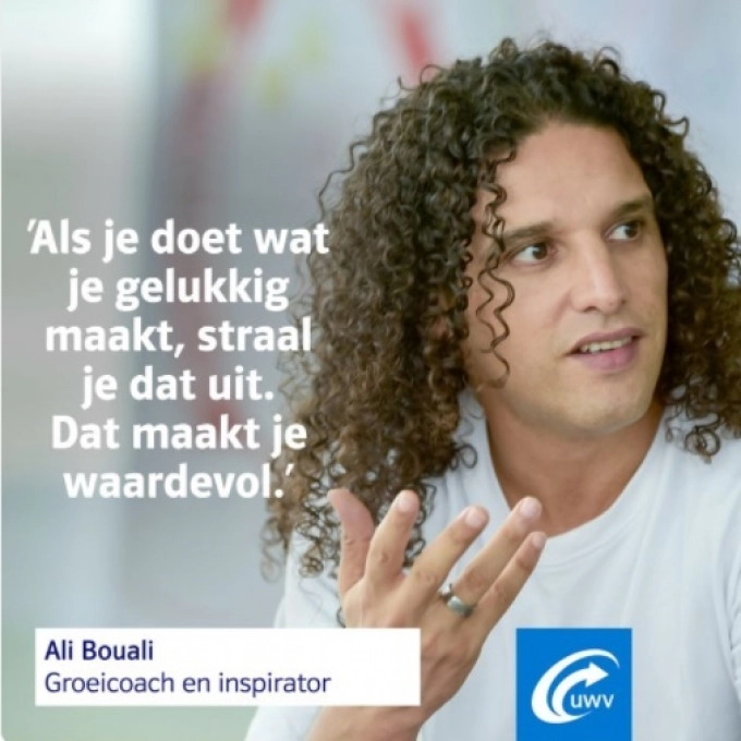 Gratis webinar voor werkzoekenden, van het UWV, met Ali-B.