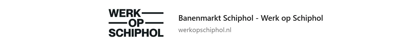 LeerWerkburo re-integratie Banenmarkt Schiphol 2026